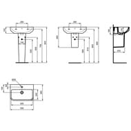 �������� Ideal Standard i life S 55 �� (550�380�180) � ���������� ��� ��������� T458401