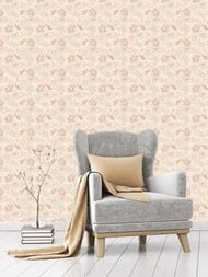 Обои флизелиновые Hygge III Dacha Hg20 002/1 (1,00х10,05) цветы, коричневые (рул.)