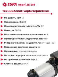 ������������� ����� ESPA Aspri 25 5M �������������� ������������ ���������������� 96466