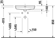 ���������� Duravit Soleil by Starck 490�350��, � ���������, ��� ��������� ��� ����� 0397490060