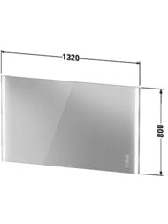 ������� Duravit XViu 1320�800 � ����������, ��������� ����., ������, ��������, ������� XV70450B1B1