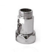 Комплект прямой подводки с накидной гайкой 1/2"х3/4" (хром)