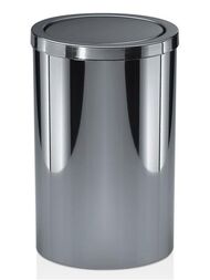 Ведро Decor Walther DW 124, 200х200х320 с крышкой, цвет: сталь полированная 0607970 — миниатюра 1