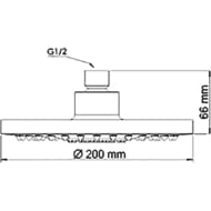 ������� ��� WasserKRAFT A029 �������, d200 ��, �������, ����