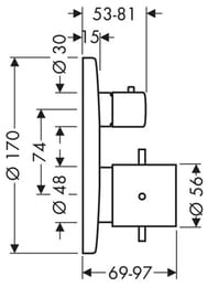 ��������� Axor Starck 10720 ���������������� � ��������/������������� ��������, ������� �����,����