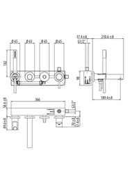 ��������� GATTONI Circle One 9005/90CO ��� �����/����, ������������, ����