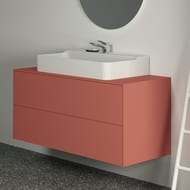 Тумба под раковину Ideal Standard CONCA 1200x505x550 2 ящика внешних, закат, стол с вырезом T3943Y3 — изображение 3