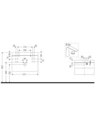 ����� � ��������� Duravit Happy D.2 Plus 575�468�490 2 �����, ��� ���������. HP4345O7171
