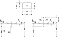 �������� DURAVIT HAPPY D.2 600�400�165 ����., ��� �������� ��� ���������, ������� 2314600000