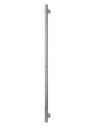 GROTA CORSA Дизайн радиатор 30x1500 водяной, нижнее подкл., 1/2", полиров. нерж. сталь, с крючками
