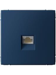 Розетка Systeme Electric ARTGALLERY компьютерная RJ45, кат. 5е, механизм, аквамарин, GAL001183