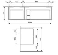����� ��� �������� LAUFEN PALOMBA 4.0740.4.180.222.1 (1585�495�590) 4 �����, ��� �������, ������ �����