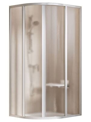 Душевой уголок RAVAK SUPERNOVA SKCP4-80 (795x795x1950) раздвижные двери, стекло, сатин+Grape