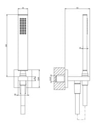 ������� �������� Gessi Rettangolo 20123.299 ��������� �����������, �����, �����, ������