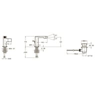 ��������� Jacob Delafon COMPOSED ��� ����, ������������� ���� � ���������, ���� E73075-CP