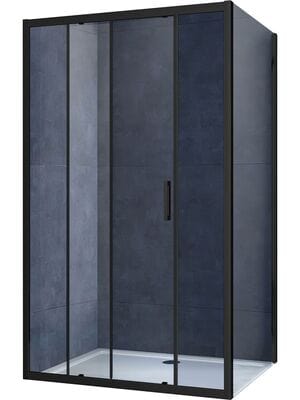 Душевой уголок Vincea Alpha 1200х900х1950 VSR-3AL9012CLB прямоугольный, черный