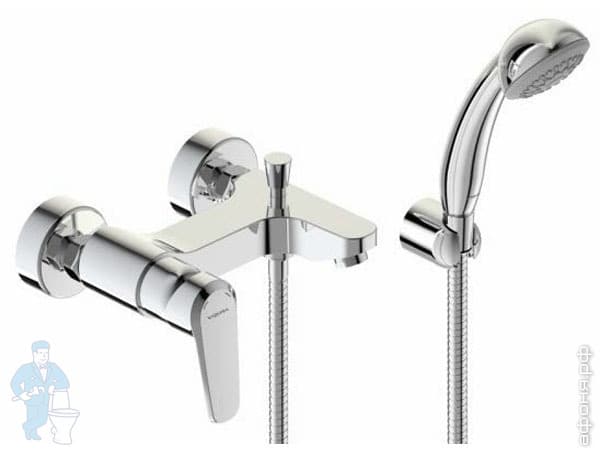 .>Смеситель VIDIMA БАЛАНС настенный для ванны/душа BA267AA литой излив ...