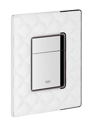 Уценка! Клавиша смыва Grohe Skate Cosmopolitan 38913XМ0 для унитаза, простроченная кожа, цвет: бордо - уценка. — изображение 6