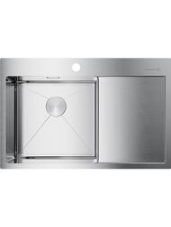 Мойка Omoikiri AKISAME 78-IN-L (780х510х200) монтаж врезной, чаша слева, нержавеющая сталь 4973060