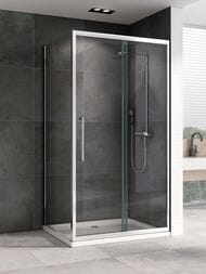 Душевой уголок ABBER Schwarzer Diamant AG30160H-S50 (1600х500х1950) стекло 6мм,прозрачное/хром — изображение 2