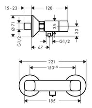 ��������� Hansgrohe Logis 71263000 ��� ���� ���������, �������������, ����
