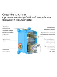 ��������� ��� �����/���� Aquatek ���� AQ1446MB ������������, 2 ������, �������������, ������ �������