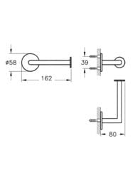 Крючок Vitra Origin медь полированная A4488729