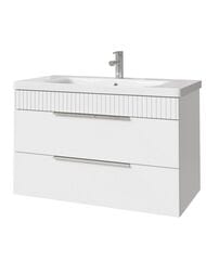 Тумба под раковину Caprigo MONBAR 90 (870х446х550) подвесной, 2 ящика, цвет Бланж 36313-SF027