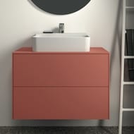 Тумба под раковину Ideal Standard CONCA (800x505x550) 2 ящика, закат, столешница с вырезом T3941Y3 — изображение 3
