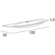 �������� ���������� Cezares EDEN (1220�515�137) ���������, extra light, ����� 82368