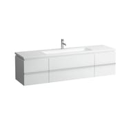 Тумба под умывальник Laufen CASE for Living Square 4.0136.2.075.475.1 (1790х475х460) 2 ящика, 2 дв. белый глянец