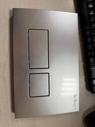 Уценка! Клавиша смыва для инсталляции BelBagno BB040CR.MAT двойной смыв, пластик, матовый хром