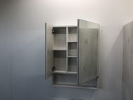 Зеркало-шкаф COMFORTY Никосия-60 (800х750х170) подвесной, без подсветки, дуб белый 00004138878