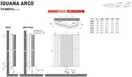 ������-�������� JAGA Iguana Arco H180 L29, 791��, ����: ������� ������ ARCW1.180029.058/MM/SP