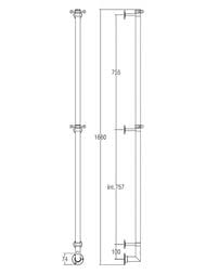 ����������������� ������������� Margaroli ARCOBALENO 616/X/L Switch Black Brushed Nickel