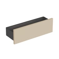 Полка настенная с крючками Geberit Smyle Square (450х143х148) песок глянец/темно-серый 500.362.JL.1