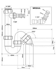 ����� P/S-�������� McAlpine (1 1/2"�40��) ������� ��� ���.������� ������, �������.����� MRSK4