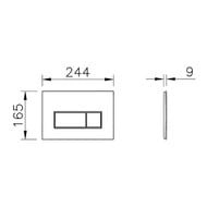 ������� ����� ������� VITRA Root Square �������, ���� ����������� ������ 740-2325