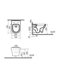 ������ ��������� Vitra Zentrum Round 355�520�400 ��� �������,��������. ����.,��������. 7786B003-0075
