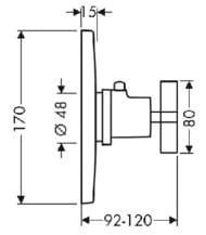 ��������� Axor Citterio 39716000 Highflow ����������������, ��������� ��������, ������� �����, ����