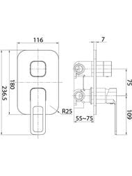 ��������� ��� �����/���� IDDIS Slide SLISB00i68 ������������, �������������, �� 3 ������, ����