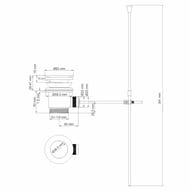 Смеситель для биде WasserKRAFT Mindel 8506 однозахватный, с донным клапаном, цвет: белый