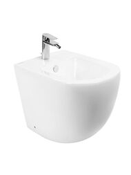 Биде напольное BelBagno Sfera-R 575x360x405 перелив, отверстие под смеситель, белый BB2141B — миниатюра 1