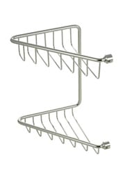 Migliore Complementi Полка-решетка угловая двойная 16xP16x25 см хром ML.COM-50.112.CR