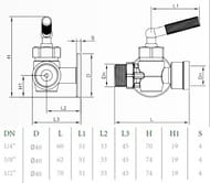 ���� ��� ��������� ����������� � ������� 1/4"  OR.1808