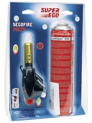 Горелка газовая Super Ego SEGOFIRE PIEZO с баллончиком BTP 300,  3555500