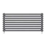 Радиатор КЗТО Quadrum 60 H 1500-9 нижнее разнес. подкл, RAL TP26X-M215249005 структурный черный шелк