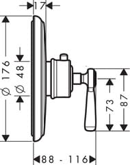 ��������� Axor Montreux 16823000 ����������������, �������������, ����