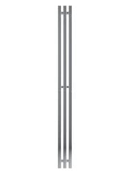 GROTA CORSA Полотенцесушитель электрический 130x1500 с крючками, нерж.сталь полированная