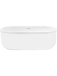 Ванна акриловая BelBagno BB401-1700-800 1700x800x600 отдельностоящая, слив-перелив хром, цвет: белый